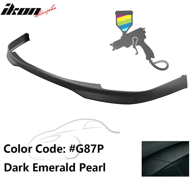 1998-2000 Honda Accord Coupe 2DR T-R Style Painted Front Bumper Lip PP