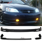 2001-2003 Honda Civic EM2 2DR Mugen Front + NEW TR Rear Bumper Lip