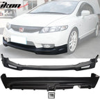 2009-2011 Honda Civic Mugen Front Rear Lip PU PP 3RD LED Brake Lamp