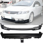 2009-2011 Honda Civic Mugen Front Rear Lip PU PP 3RD LED Brake Lamp