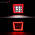 2009-2011 Honda Civic Mugen Front Rear Lip PU PP 3RD LED Brake Lamp