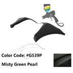 2016-2018 Honda Civic HF-P Style Painted Front Bumper Lip Splitters