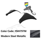 2016-2018 Honda Civic HF-P Style Painted Front Bumper Lip Splitters