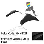 2016-2018 Honda Civic HF-P Style Painted Front Bumper Lip Splitters