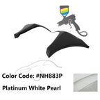 2016-2018 Honda Civic HF-P Style Painted Front Bumper Lip Splitters
