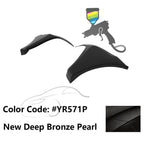 2016-2018 Honda Civic HF-P Style Painted Front Bumper Lip Splitters