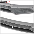 2019-2021 Honda Civic IKON V3 Style Front Bumper Lip Chin Spoiler 2PC