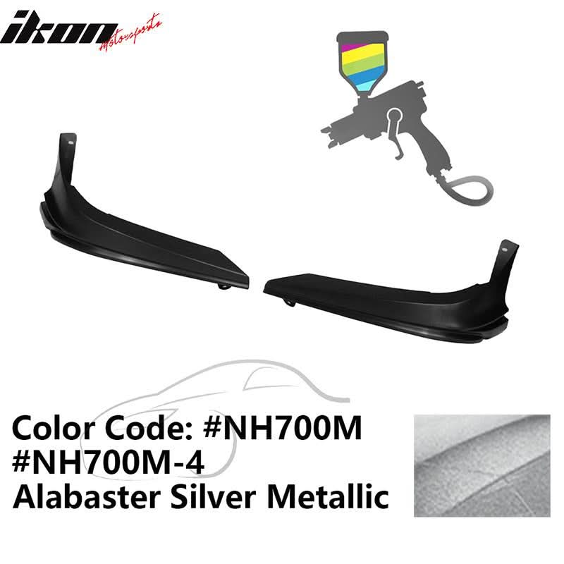 2019-2021 Honda Civic 10TH Gen Modulo Style Front Bumper Lip Splitters