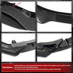 2022-2023 Honda Civic 4DR MD Style Front Bumper Lip Splitter 2PCS PP