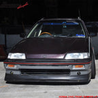 1988-1991 Honda Civic Zenki Z Style Front Lip Splitter Spoiler PU