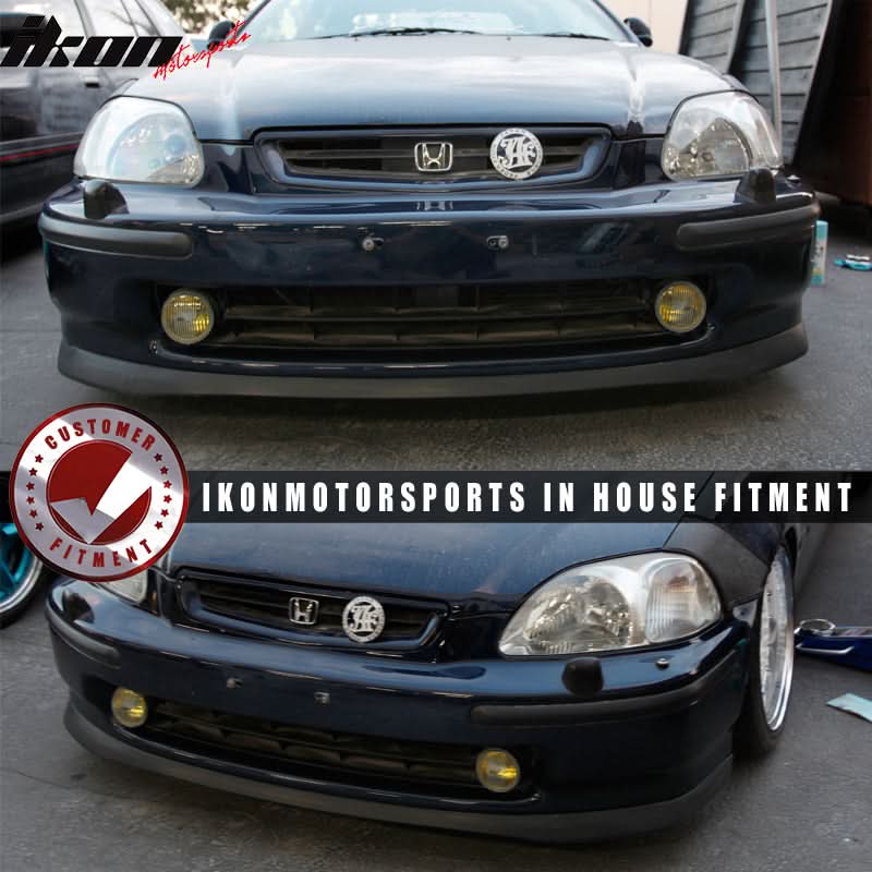 1996-1998 Honda Civic EK 2Dr 3Dr 4Dr SIR OE Style Front Bumper Lip PU
