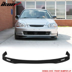 1996-1998 Honda Civic EK Car Front Bumper Lip Spoiler PU