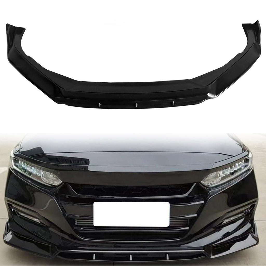 2018-2020 Honda Accord Sedan 4-Door JDM Style Front Bumper Lip Kit PU