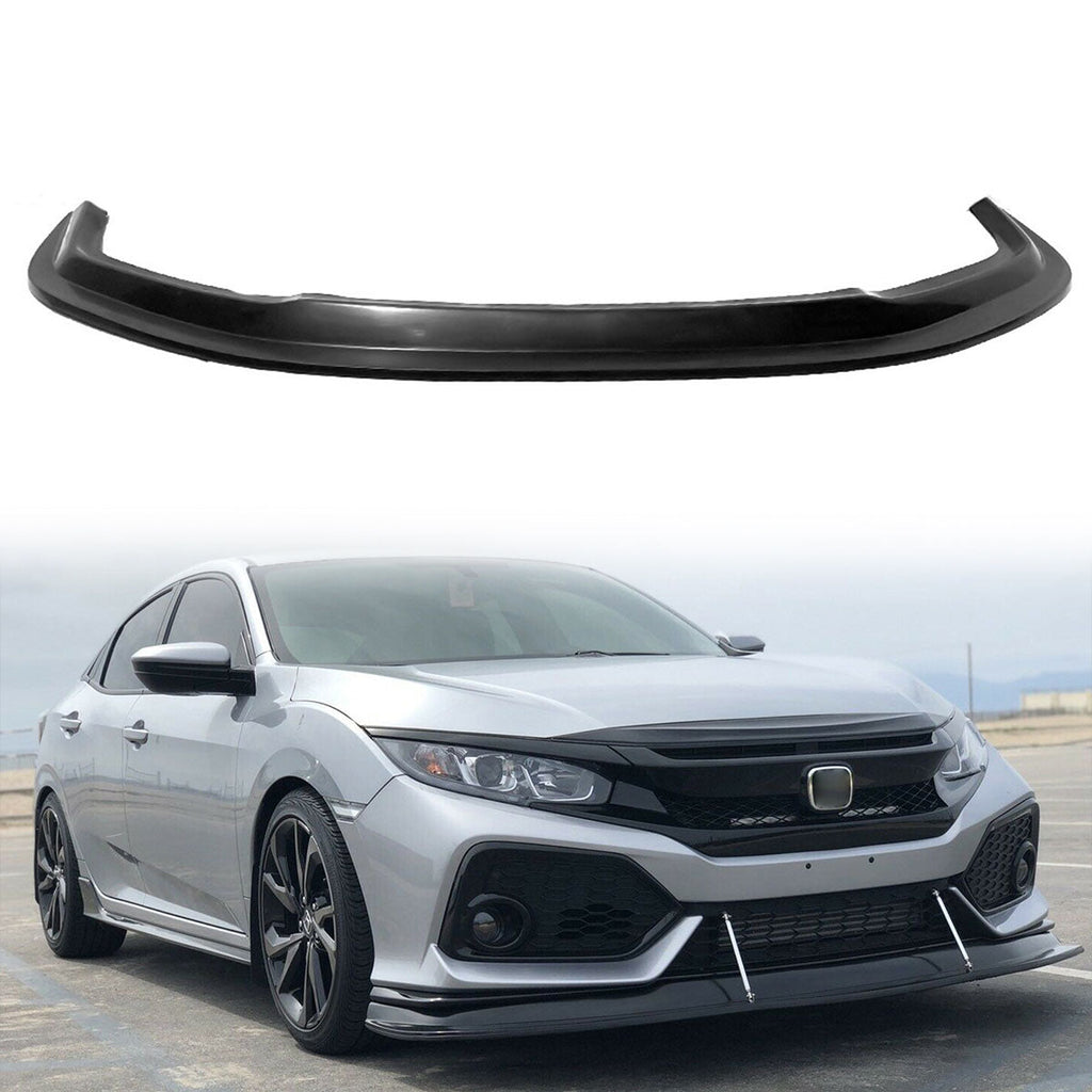 2017-2021 Honda Civic Si & Hatchback MDA Style Front Bumper Lip Kit PU