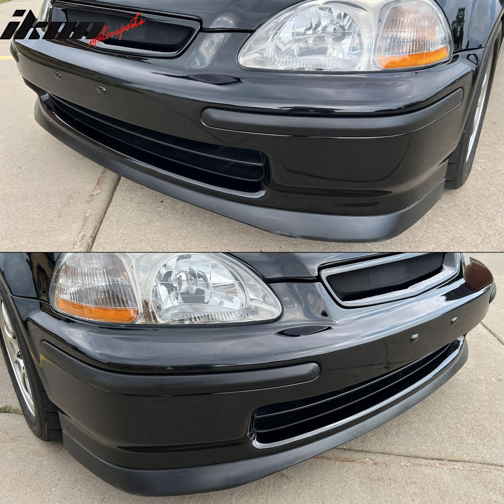 1996-1998 Honda Civic OEM SIR2 JDM Sir Style PU Front Bumper Lip