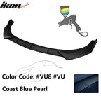 2021-2023 Hyundai Elantra 4DR Sedan Front Bumper Lip Spoiler PP 3PC