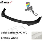 2021-2023 Hyundai Elantra 4DR Sedan Front Bumper Lip Spoiler PP 3PC