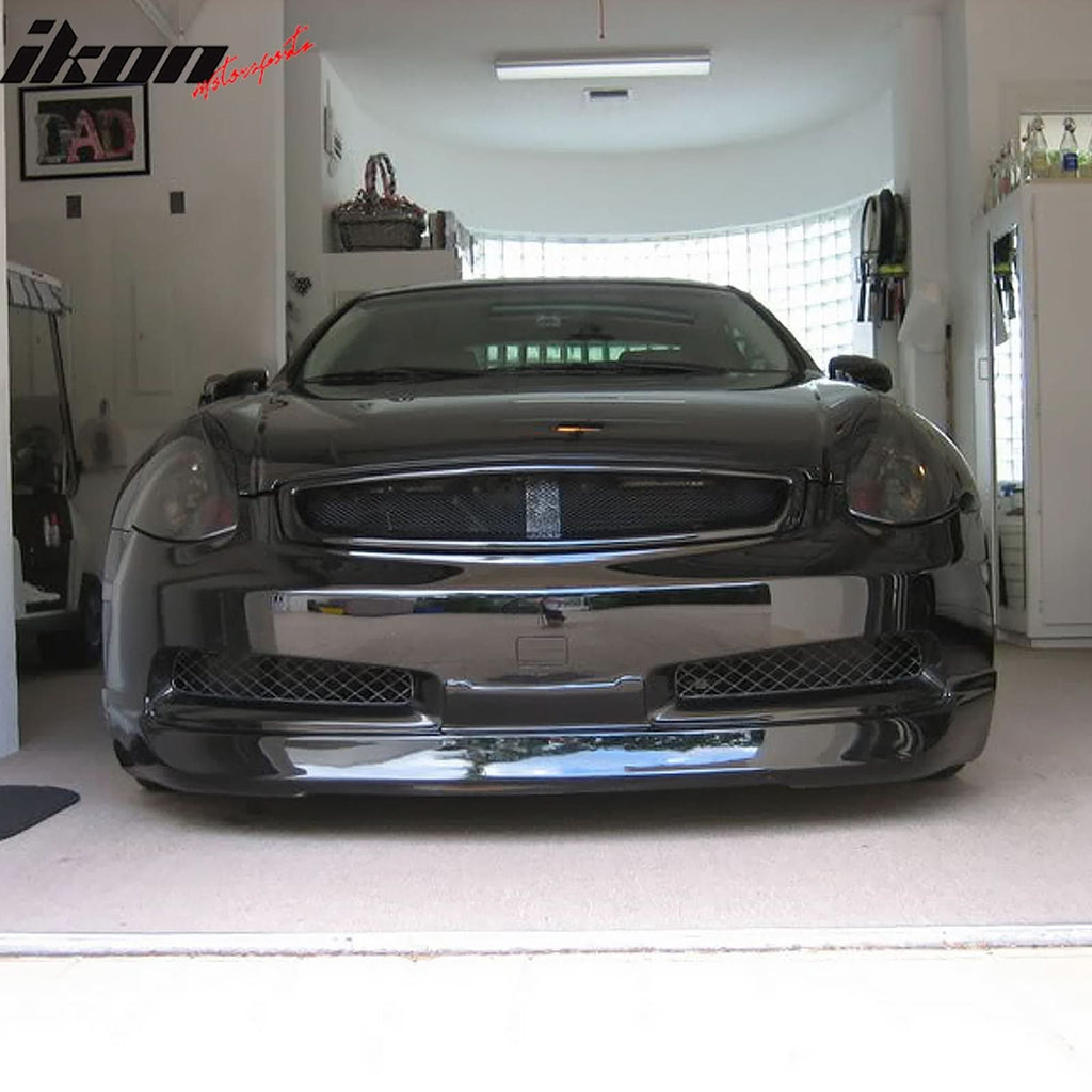 2003-2007 Infiniti G35 Coupe ING Style Front Lip Bumper Spoiler - PU