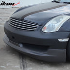 2006-2007 Infiniti G35 Coupe 2Dr Sport G Style Front Bumper Lip PU