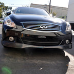 2010-2013 Infiniti G25 G37 4Dr Sedan EVO Front Bumper Lip Spoiler PU