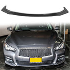 2014-2017 Infiniti Q50 IKON V6 Style Black Front Bumper Lip PU