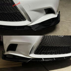 2014-2016 Lexus IS F Sport IKON Style Front Bumper Lip Spoiler 3PCS