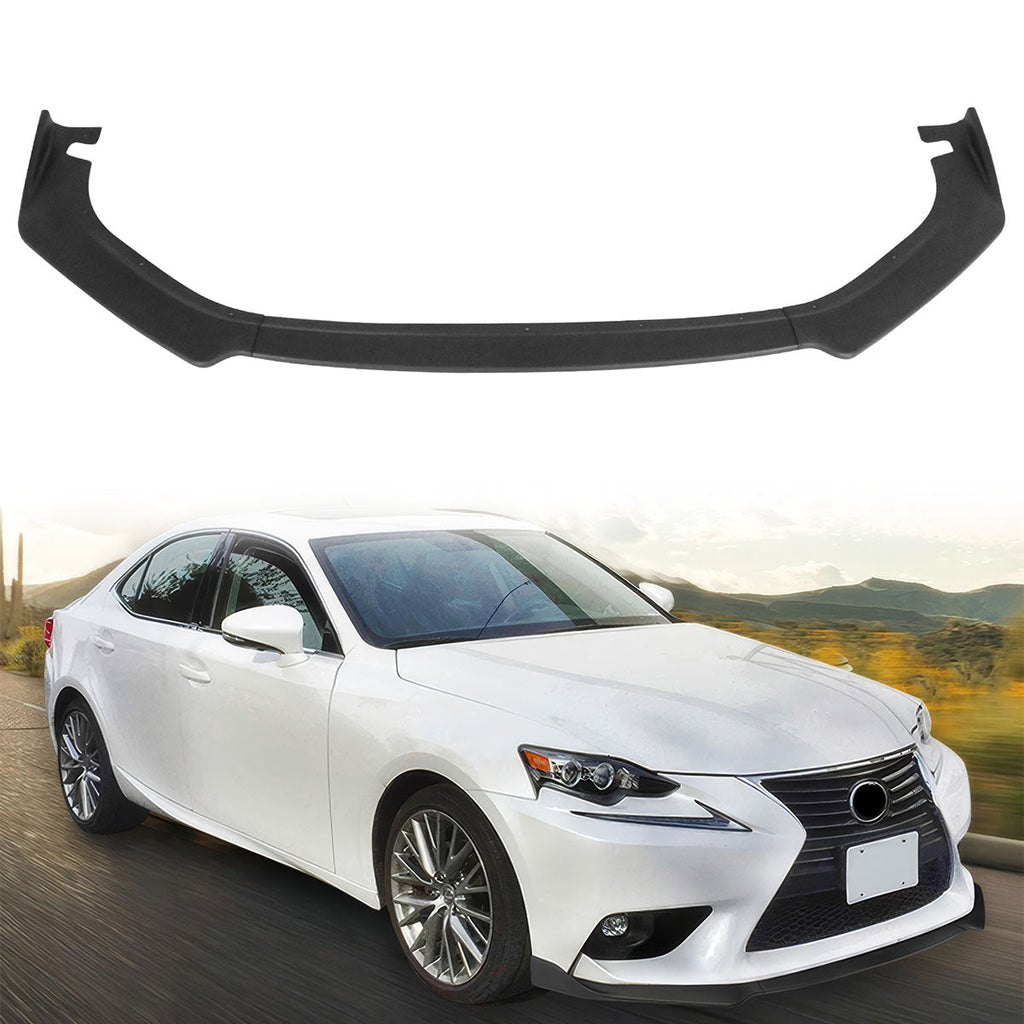 2014-2016 Lexus IS Base Model Front Bumper Lip Splitter PP 3PCS