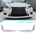 2014-2016 Lexus IS Model TR-D Style Front Bumper Lip Splitters 2PC