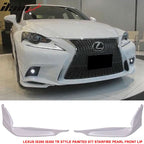 2014-2016 Lexus IS Model TR-D Style Front Bumper Lip Splitters 2PC