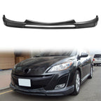 2009-2011 Mazda 3 K Style Unpainted Black Front Bumper Lip Spoiler Pu