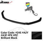 2014-2017 Mazda 3 V1 Style Painted Front Bumper Lip Spoiler PP