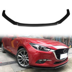 2014-2017 Mazda 3 V1 Style Painted Front Bumper Lip Spoiler PP