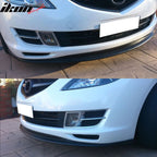 2009-2011 Mazda 6 DS Style Unpainted Black Front Bumper Lip PU Sedan