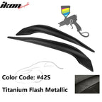 2016-2017 Mazda 6 Painted Front Bumper Side Splitter Lip Pair ABS