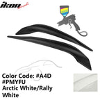 2016-2017 Mazda 6 Painted Front Bumper Side Splitter Lip Pair ABS