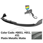 2015-2020 Benz W205 AP Style Painted Front Bumper Lip Spoiler PP