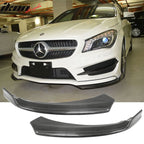 2013-2016 Benz CLA Class C117 PIE Style Front Bumper Lip Winglets
