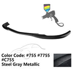 2008-2011 Benz W204 C Class GH Style Front Bumper Lip ABS