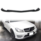 2012-2014 Benz W204 C Class GH Style Matte Black Front Bumper Lip ABS