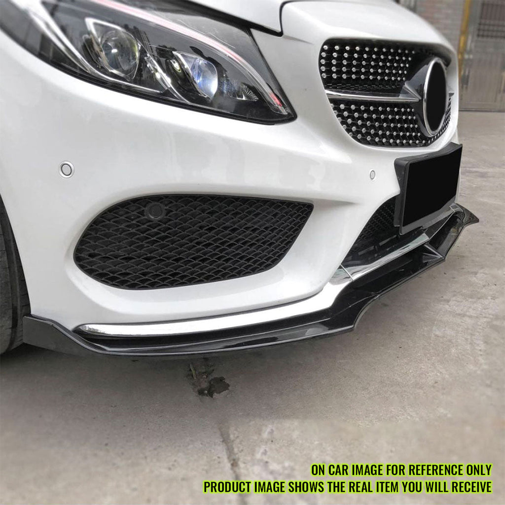 2015-2018 Benz W205 C-Class DP Style Front Bumper Lip PP
