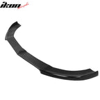 2015-2018 Benz W205 Sport DP Style Unpainted Black Front Bumper Lip PU