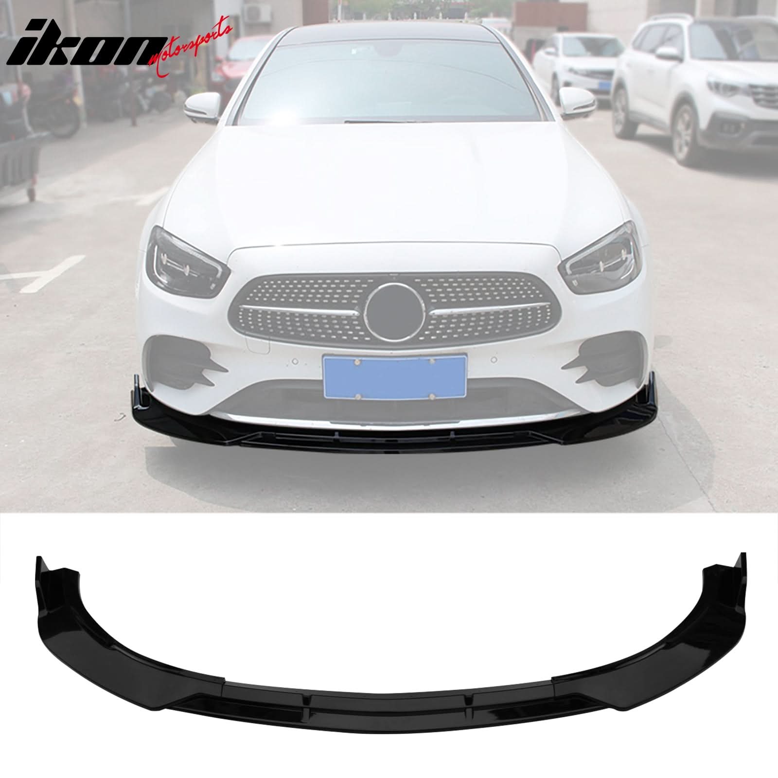 2021-2023 Benz W213 E-Class B Style Front Bumper Lip PP