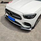 2021-2023 Benz W213 E-Class B Style Front Bumper Lip PP