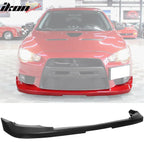 2008-2015 Mitsubishi Lancer EVO X JDM Style Front Bumper Lip PU