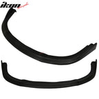 2009-2015 Mitsubishi Lancer CS Unpainted Black Front Bumper Lip PU