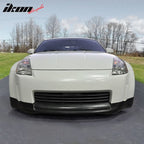 2003-2005 Nissan 350Z ING-S Style Unpainted Black Front Bumper Lip PU