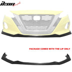 2019-2022 Nissan Altima Front Bumper Lip CS Style Spoiler Unpainted PU