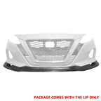 2019-2022 Nissan Altima IKFM Style Front Bumper Lip Unpainted PU