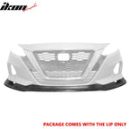 2019-2022 Nissan Altima IKFM Style Front Bumper Lip Unpainted PU