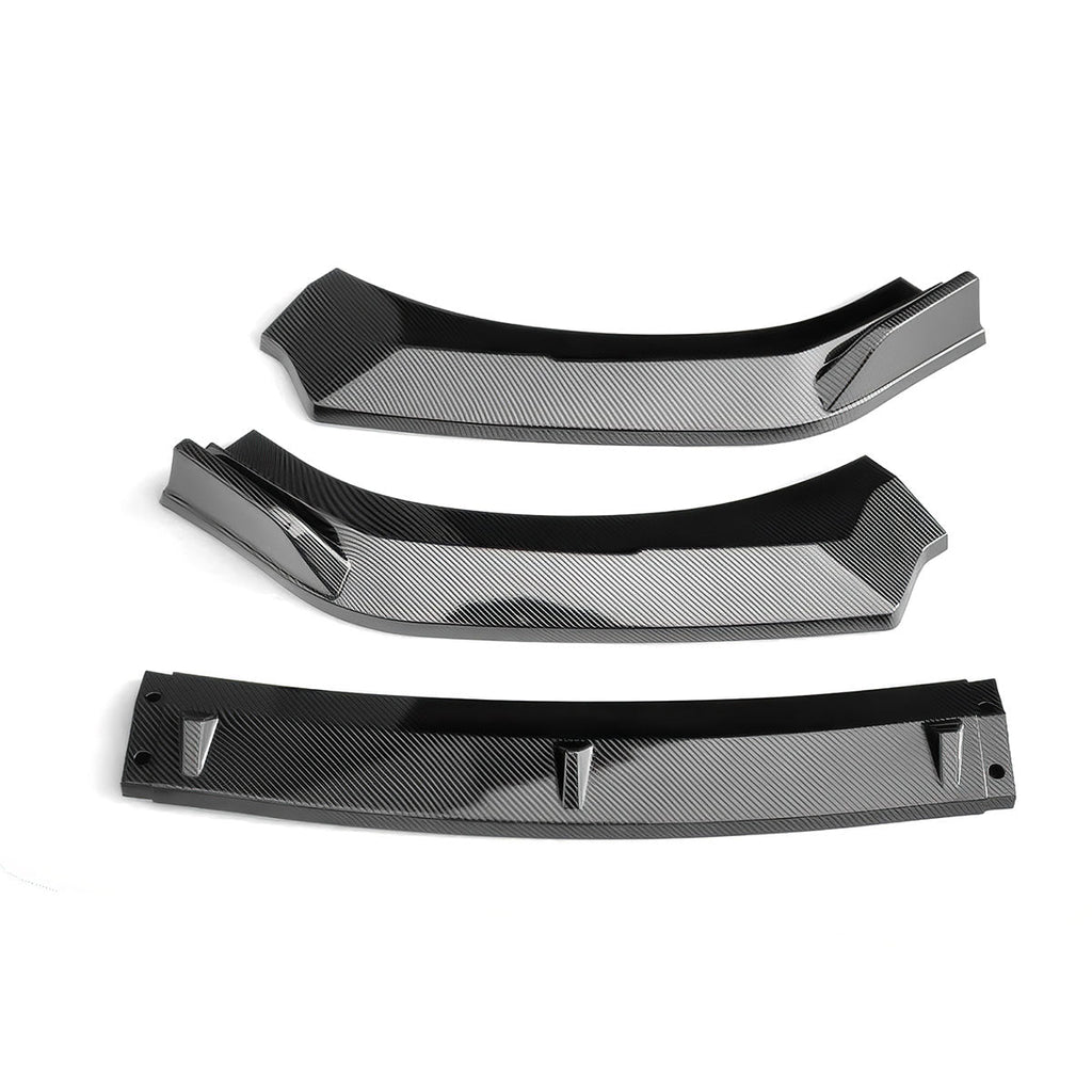 2022-2025 Subaru BRZ JDM 2 Carbon Fiber Print 3PCS Front Bumper Lip PP